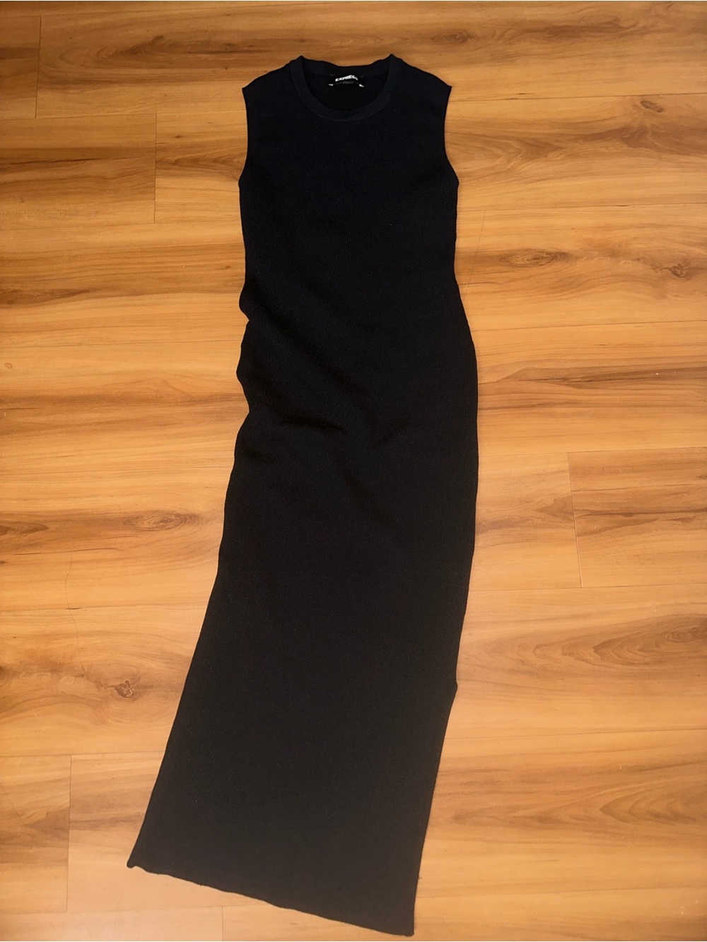 Express Black Sleeveless Maxi  Dress